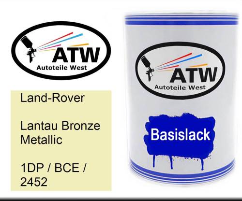 Land-Rover, Lantau Bronze Metallic, 1DP / BCE / 2452: 500ml Lackdose, von ATW Autoteile West.